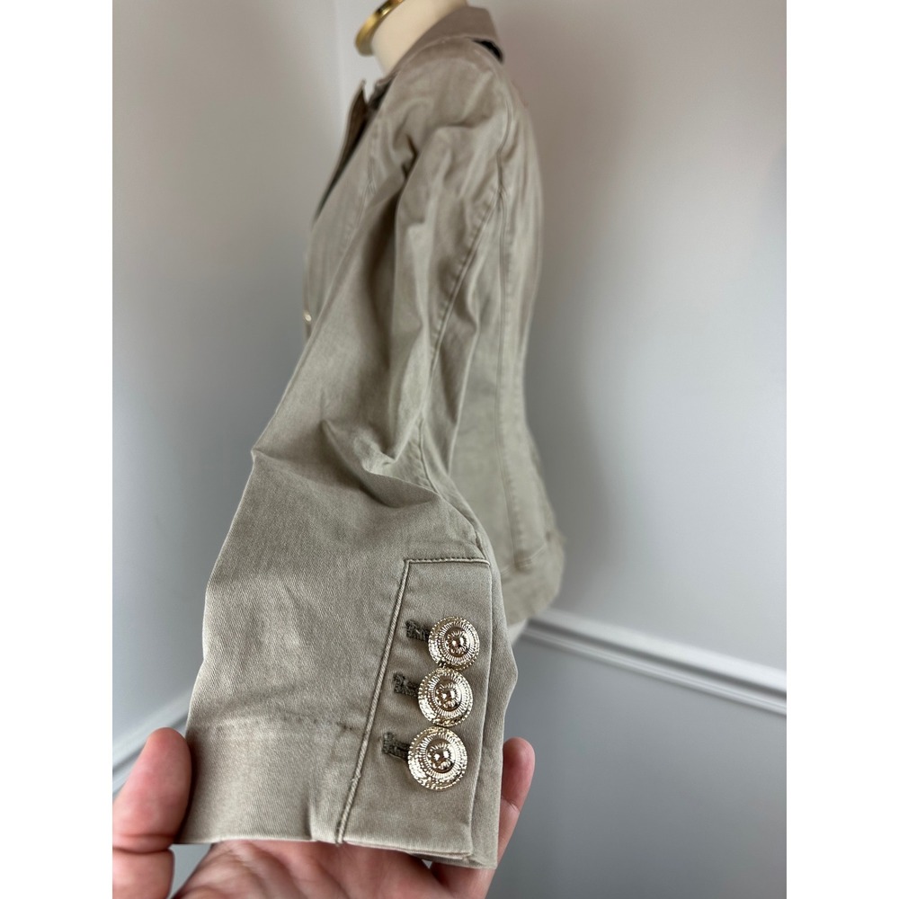 WHITE HOUSE BLACK MARKET Tan Trophy Jacket Blazer | Size 6 - Picture 6 of 16